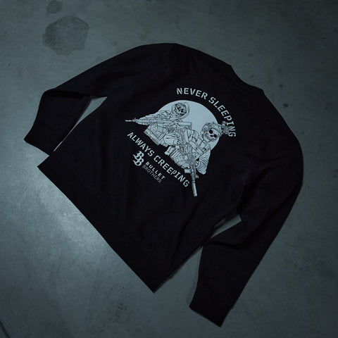 Bullet Brothers - Bluza bez kaptura - Never Sleeping Always Creeping