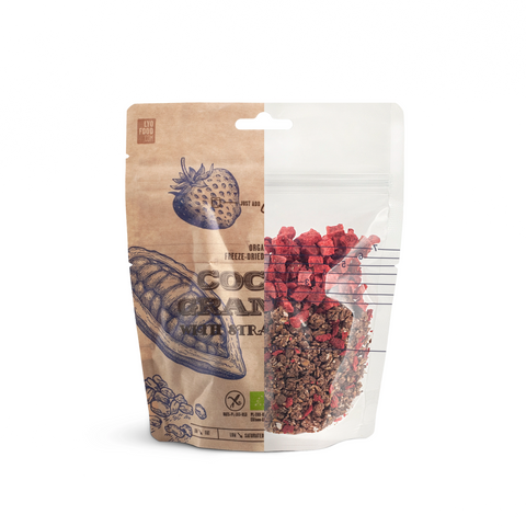 LYOFOOD - freeze-dried dish - EKO Cocoa granola with strawberries 270g