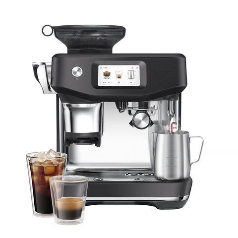 SAGE - THE BARISTA TOUCH IMPRESS - Czarny Mat - SES882BST