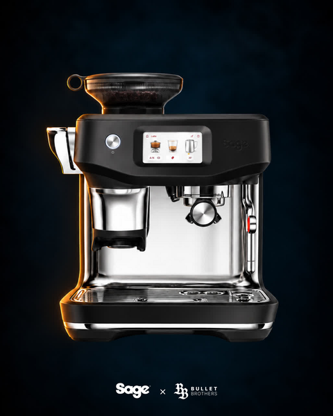 Sage Barista Touch Impress SES882BTR Black Truffle – widok z przodu