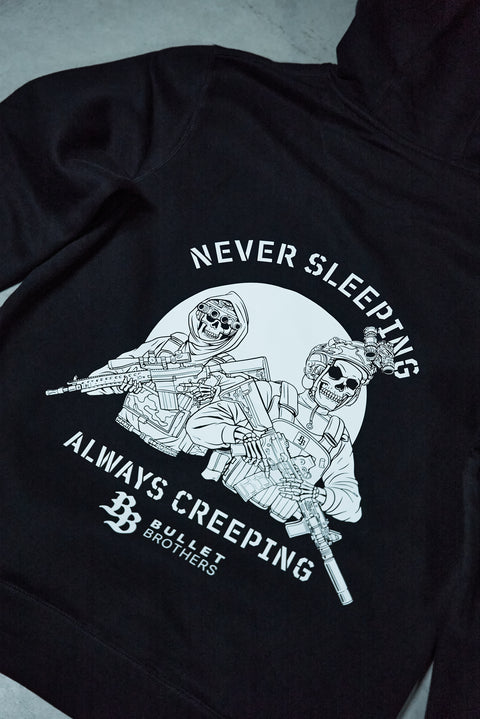 Bullet Brothers - Bluza z kapturem -  Never Sleeping Always Creeping