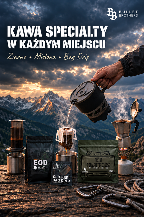 Kawa specialty w każdym miejscu — Bullet Brothers