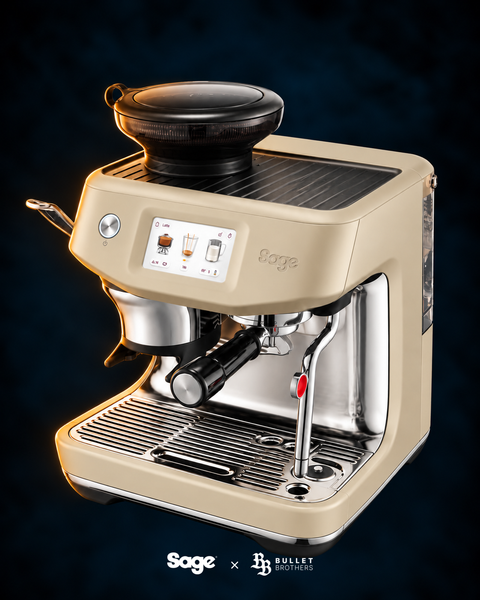 Sage Barista Touch Impress SES882ALM Migdałowy Nugat – widok 3/4