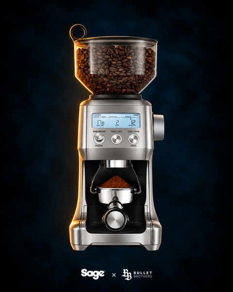 Sage Smart Grinder Pro SCG820BSS Stal Szczotkowana – widok z przodu